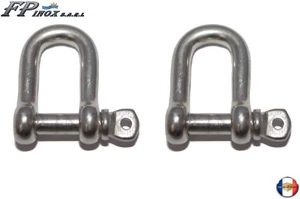 Manille Droite 7mm Libre ( Lot de 2 ) inox 316 - A4 - Bild 1 von 2