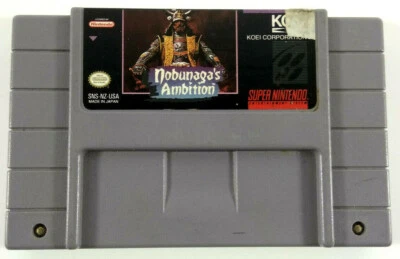 Super Nintendo SNES Loose Nobunaga's Ambition USA Fast Shipping And Tracking - Image 1 of 3