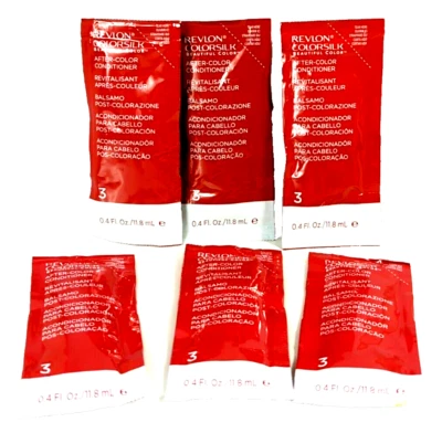 Revlon ColorSilk After Color Conditioner Step 3 Lot of 6 pkgs - Image 1 of 4