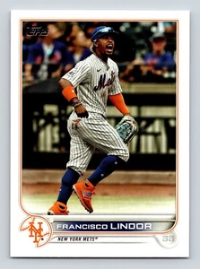 2022 Topps FRANCISCO LINDOR New York METS Baseball Card MLB #450 - Picture 1 of 2