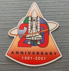 NASA -- SPACE SHUTTLE -- 20th ANNIVERSARY -- 1981-2001 -- STICKER - Picture 1 of 1