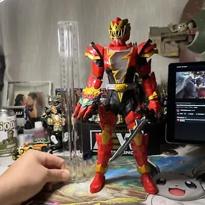Power Rangers Dino Fury 12 Inch Figure Spiral Strike Red Ranger Loose Complete - Picture 1 of 5