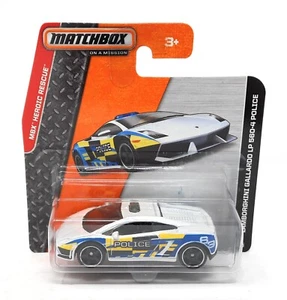 Matchbox Superfast Lamborghini Gallardo LP560 Police #81 MBX 2014. short blister - Picture 1 of 2