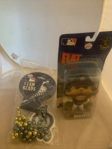 Flathletes Bernie Brewer Figure & Team Beads NEW Cover