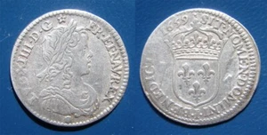 Frankreich Louis XIV Douzième d'écu 1659 Limoges - Bild 1 von 1