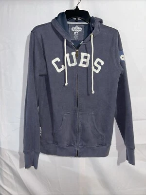 Chicago Cubs Unique Red Jacket Full Zip Hoodie With Embroidered Logos XL - Image 1 of 4