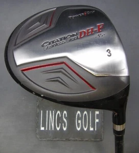 Power Bilt Citation DH-F 15° 3 Wood Stiff Graphite Shaft Black Grip - Picture 1 of 6