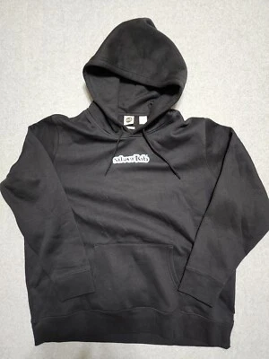 New Levi's SilverTab Hoodie XXL Black Sweatshirt Pullover Logo Spell Out Men’s  - Image 1 of 4