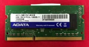 ADATA 1RX16 PC3L-12800S 2GB RAM MEMORY AO1L16BC2N1-BQHS - Picture 1 of 3