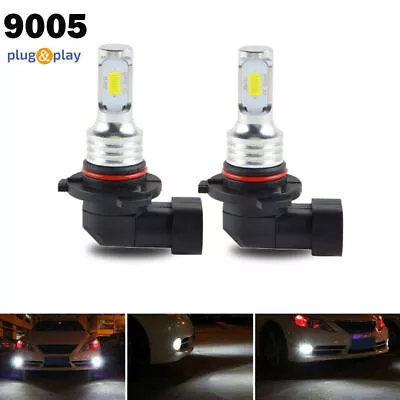 2X 9005 HB3 LED Headlight kit HB3 80W 8000LM High Low Beam 6000K White Bulb - Image 1 of 4