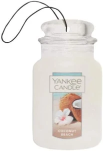 Paper Car Jar Air Freshener for Long Lasting Fragrance (Coconut Beach 1 Pack) - Picture 1 of 11