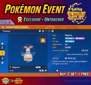 Evento Magearna | Código QR Evento Pokémon ⭐ Pokémon Escarlata y Violeta | B2G1 - Imagen 1 de 5