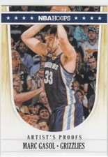 2011-12 Marc Gasol Hoops ARTIST'S PROOF Parallel #106 - Grizzlies Lakers