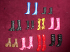 LOT OF 10 PAIRS OF BARBIE CLONE shoes BOOTS vintage BOOTLEG FASHION 2000 CUTE