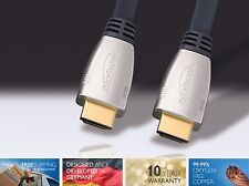 Clicktronic Advanced HDMI High Speed Flat Cable 1.5M 2.5M 3.5M 5M meter Full HD