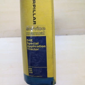 CAT Caterpillar D4E Crawler Tractor Repair Shop Service Manual maintenance guide - Picture 1 of 14