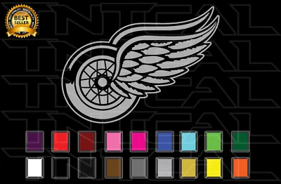 Наклейка Detroit Red Wings наклейка логотип хоккейной команды НХЛ винил окно автомобиля стена - Изображение 1 из 2
