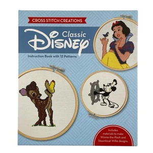 Disney Clásico Punto de Cruz Creaciones: por John Lohman Nuevo En Caja 12 Patrones - Imagen 1 de 10