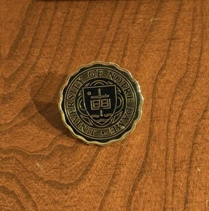 Notre Dame Monogram Shield Lapel Pin - Picture 1 of 2