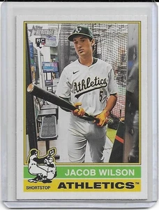 2025 Topps Heritage Jacob Wilson Image Variation SP RC #15 - Bild 1 von 2