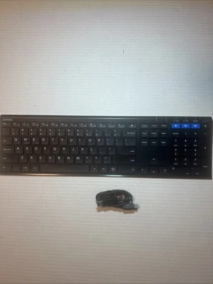 Arteck Bluetooth Keyboard Multi Device Wireless Keyboard for iOS Android Works - Image 1 of 4