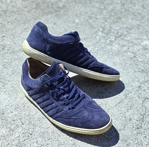 Zapatos de conducción Piloti Pistone X - gamuza azul marino para hombre 11,5 - Imagen 1 de 9