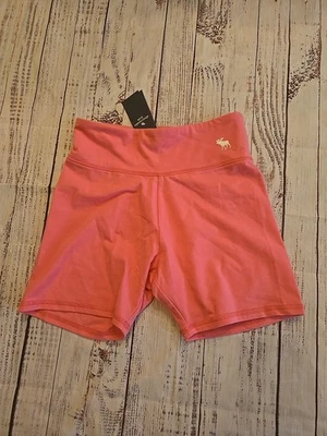 BNWT Abercrombie Kids Pink Bike Shorts SZ 13/14 - Image 1 of 2