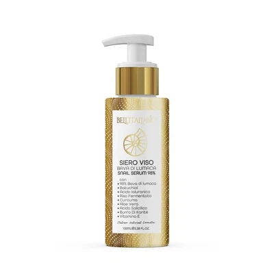 Siero Viso Bava di Lumaca 98% 100ml BELL'ITALIABIO BELLITALIABIO - Immagine 1 di 4