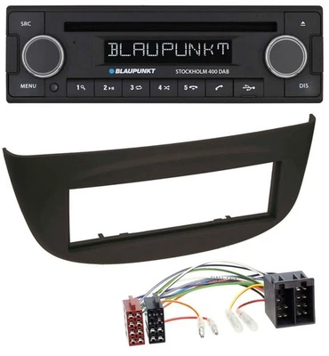Blaupunkt MP3 Bluetooth DAB CD USB Autoradio für Renault Twingo (07-12) schwarz - Bild 1 von 4