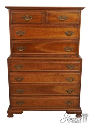 L70977: STICKLEY 周年纪念版樱桃高柜 8 抽屉高柜 — 第 1/4 张图片