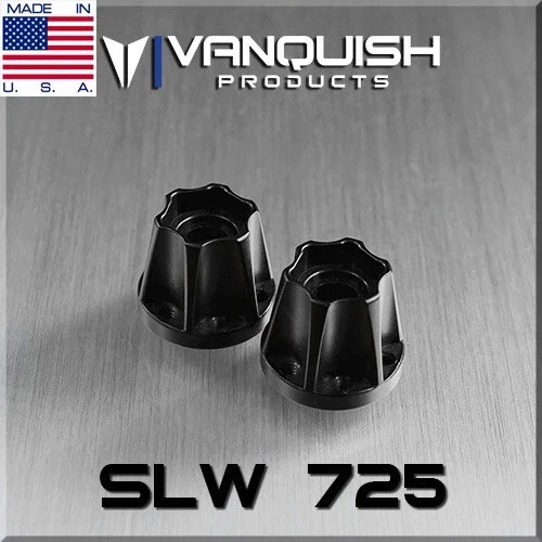 Special Clearance  Vanquish  VPS07115 SLW 725 Wheel Hub Black Anodized - Image 1 of 1