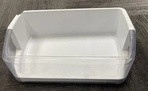 Used OEM Refrigerator Door Bin DA97-06419C for Samsung RFG298HDRS, small crack - Picture 1 of 7