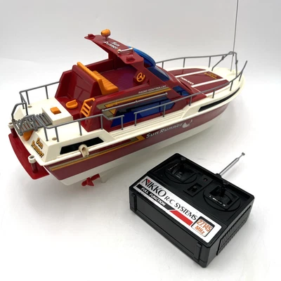 Nikko Radio Control Caribic Star RC Boat 1/20 Scale 27.145 MHz Vintage 1990 - Image 1 of 4