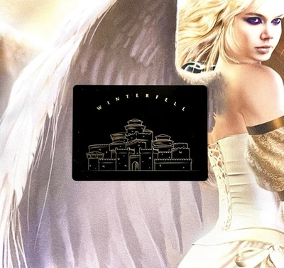 CASE HIT 2021 GAME OF THRONES IRON ANNIVERSARY GOLD ICONS WINTERFELL METAL SSP - Image 1 of 4