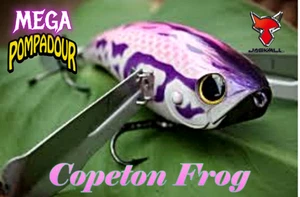 Jackall Mega Pompadour (120mm) COPETON FROG - Picture 1 of 8