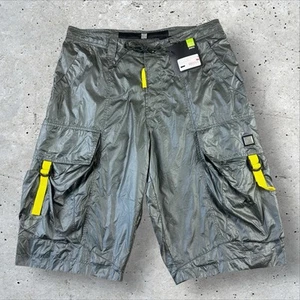 Vintage Herren MFG Girbaud Windbreaker Shorts Gr. 34 Rave Y2K Neu mit Etikett Baggy Cargo - Bild 1 von 7