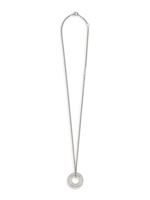 Collar gráfico con logotipo chapado en paladio de Burberry Foto 1 de 4