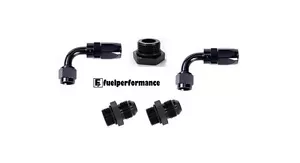 Universal Fuel Pressure Regulator AN Fitting KIT 6AN SWIVEL - AEM AEROMOTIVE - Picture 1 of 1