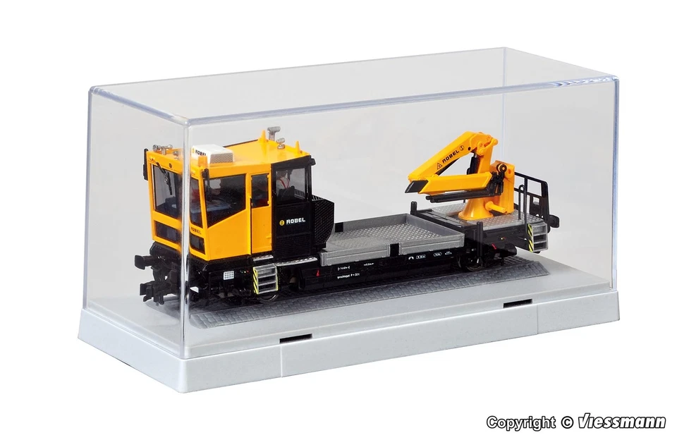 HO/OO Collector display case with track L 15.0 x W 6.0 x H 6.5 cm KIBRI 12065 - Image 1 of 1
