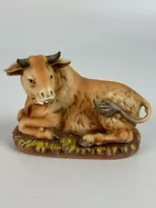1986 Lefton Bethlehem collezione mucca/toro statuetta presepe così com'è - Foto 1 di 4