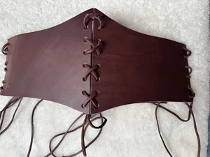 Ledergürtel Damen Mittelalter Larp Gothic Wikinger - Leder - Größe 67cm variabel - Bild 1 von 3