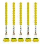 Artificial Marigold with Jasmine Hanging Flowers for Decoration, Pack of 10