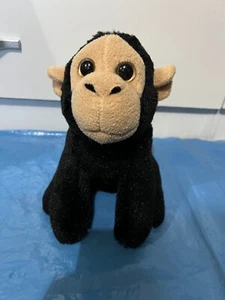 Ark Toys Premier Collection Black Chimpanzee Chimp Soft Toy Plush 8" - Picture 1 of 3