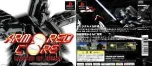 PS1 From Software Armored Core Master of Arena Playstation Japanese Tested Work - Picture 1 of 1