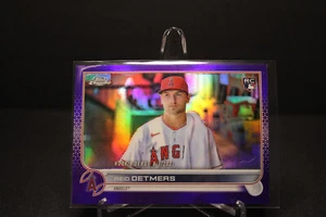 Actualización Topps 2022 cromo REID DETMERS RC DEBUT PÚRPURA #USC90 Los Angeles Angels - Imagen 1 de 1