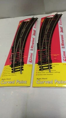 HORNBY R8075 SCAMBI CURVA / R 618 BIN DOPP ISOLAM Double isolating LIKE NEW  - Immagine 1 di 3