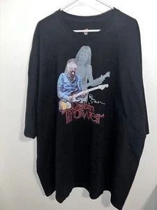 Robin Trower T Shirt Guitarist Rock Blues Men 5 XL Black Hanes - Picture 1 of 4