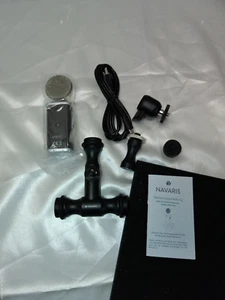 Retro Kondensator Mikrofon NAVARIS USB Mini Tischmikrofon mit Stand Schwarz - Bild 1 von 3