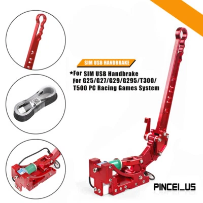 RASTP-Weighing Pressure Handbrake For SIM USB Handbrake For PC Racing Games Sys - Image 1 of 4