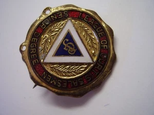 Pinback League of Curtis Salesmen Senior Degree VERSAND INKLUSIVE - Bild 1 von 3